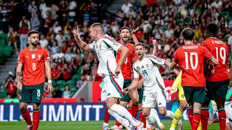 Szalai Attila kiemelkedő teljesítménye is hozzájárult a történelmi jelentőségű pontszerzéshez Lisszabonban.